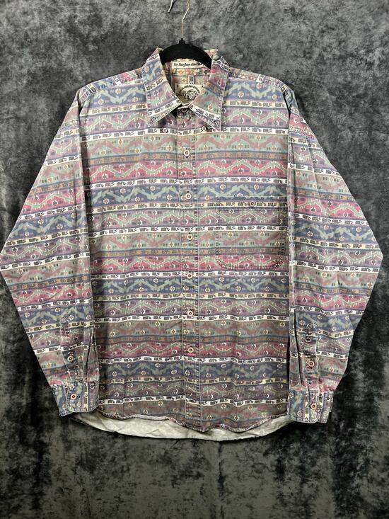 GANT Other - Vintage Gant Salty Dog Southwestern Aztec Button Up Shirt Men’s L Cotton USA